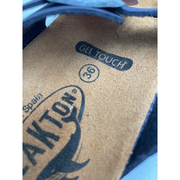 Plakton GINGER 561671 Women's NEW Sandals Navy Blue EU Size 36 NIB - Picture 10 of 11